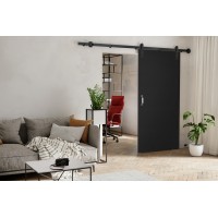 Istabas bīdāmās durvis RETRO - Loft, melns Istabas bīdāmās durvis RETRO - Loft, melns